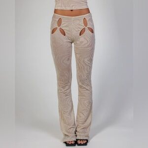 I AM GIA Amina Pant Cream Tan Mesh Small